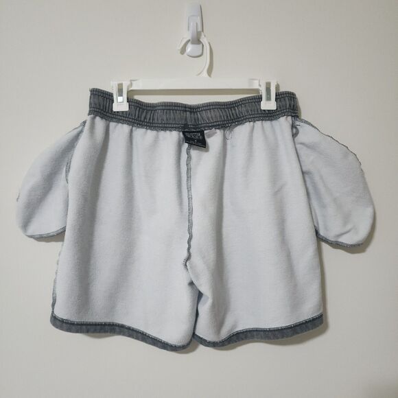 Myth Gem Led Zeppelin Men's Graphic Fleece Sweat Shorts Grey Swan Song Rock Sz M - Picture 3 of 6